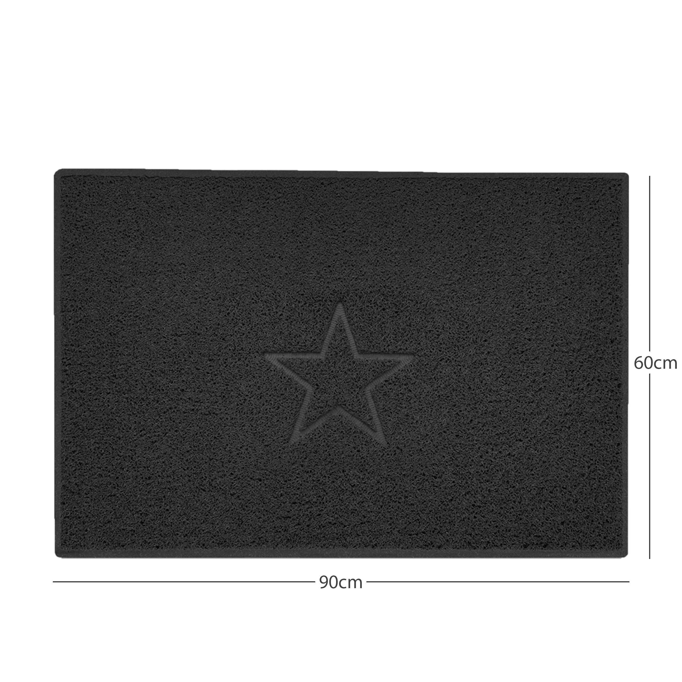 "Star" Embossed Loofah Textured Spaghetti Doormat - Image 12
