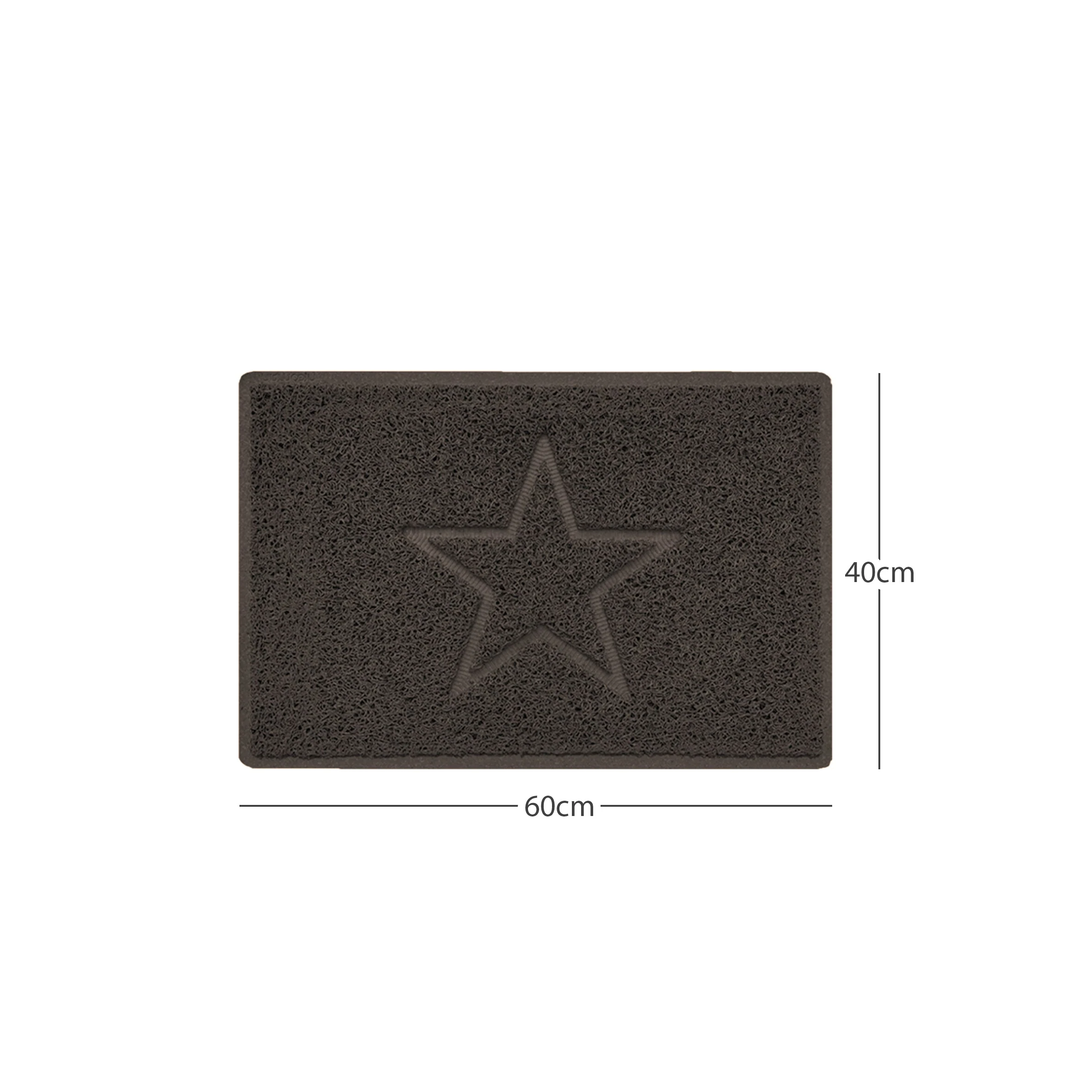 "Star" Embossed Loofah Textured Spaghetti Doormat - Image 26
