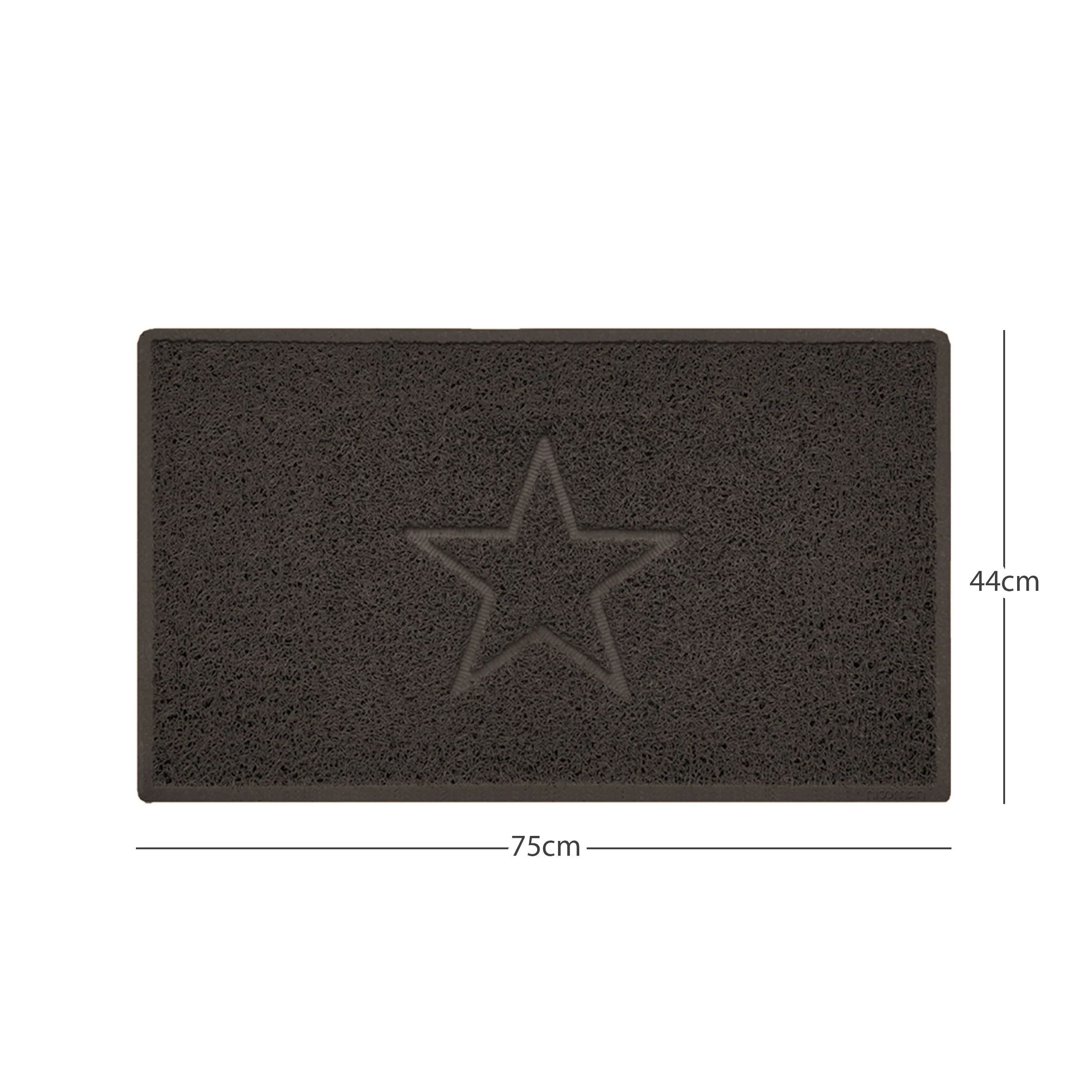 "Star" Embossed Loofah Textured Spaghetti Doormat - Image 27