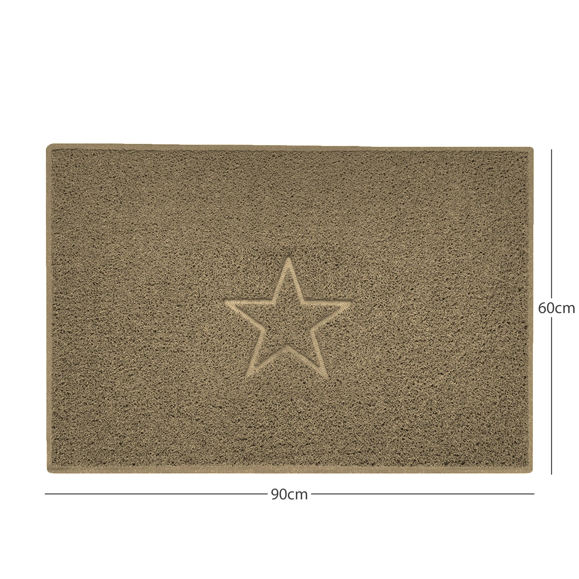 "Star" Embossed Loofah Textured Spaghetti Doormat - Image 32