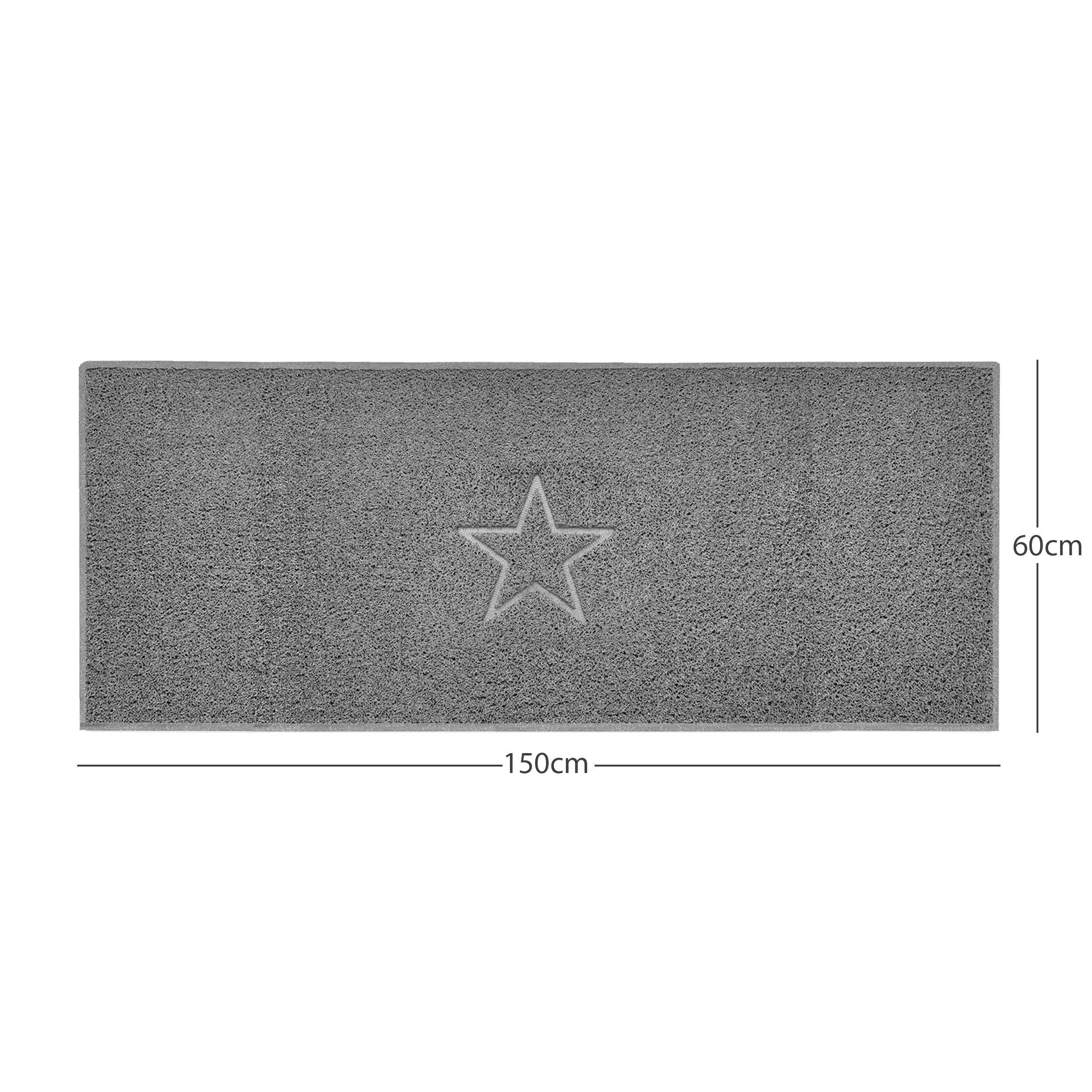 "Star" Embossed Loofah Textured Spaghetti Doormat - Image 8