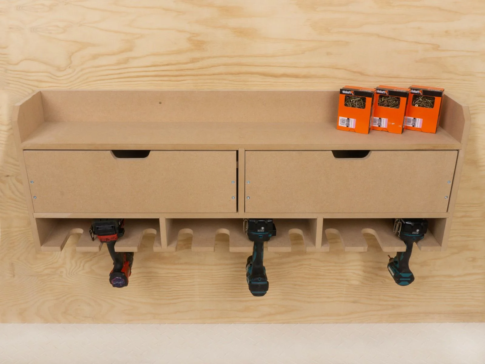 ToolTrek4 Power Tool Organizer, Wall Mounted Drill Holder - Image 3