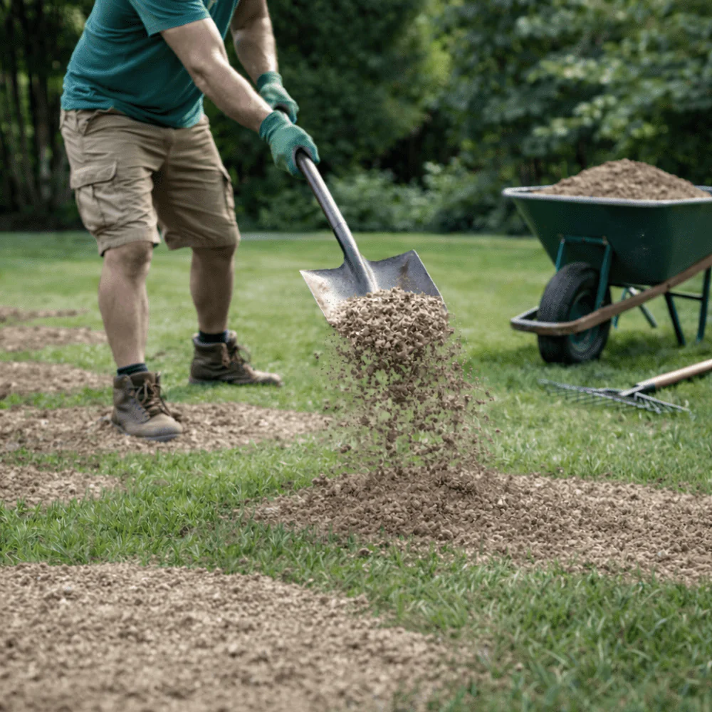 Topdressing Sand and Soil Mix for lawns