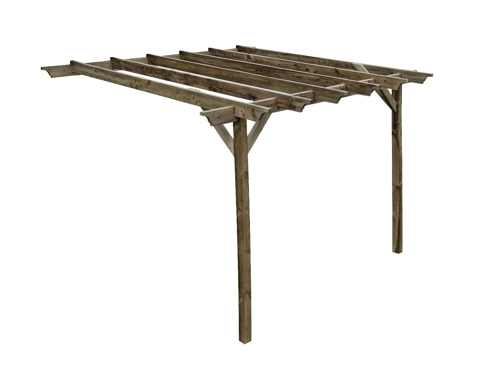 Wall Mounted Wooden Pergola Kit - Champion Design - Image 7