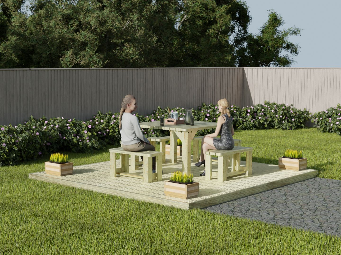 Wooden Decking Kit - Image 3
