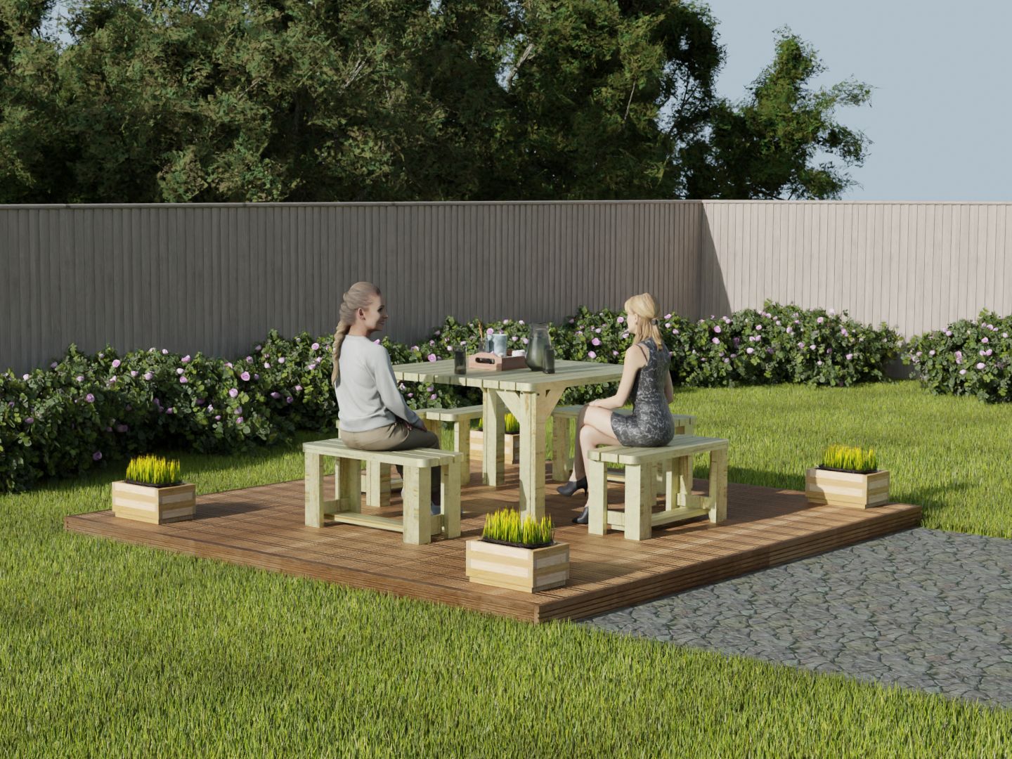 Wooden Decking Kit - Image 4
