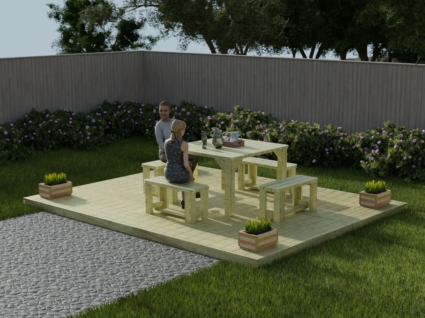 Wooden Decking Kit - Image 5