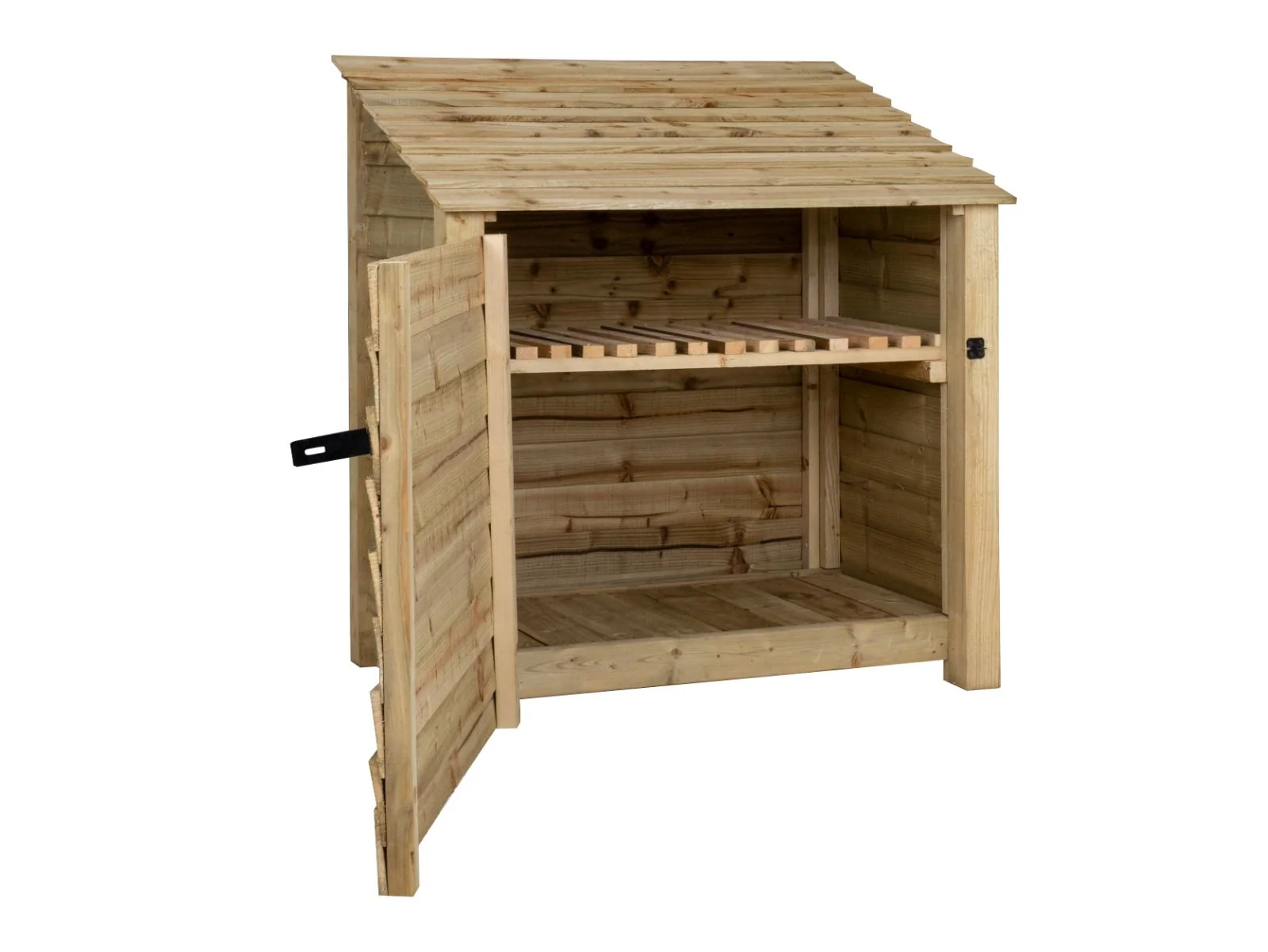 Wooden Garden Tool Storage with Shelf W-119cm, H-126cm or 180cm, D-88cm - Image 5