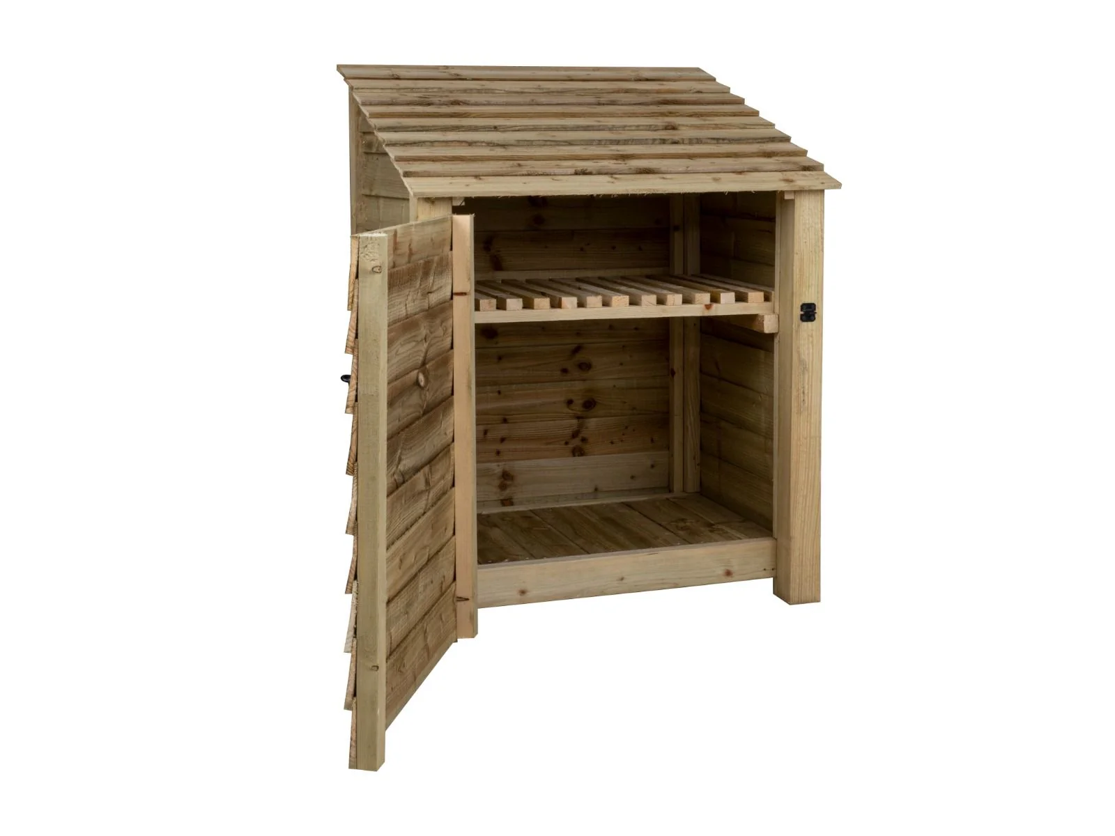 Wooden Garden Tool Storage with Shelf W-99cm, H-126cm or 180cm, D-88cm - Image 6