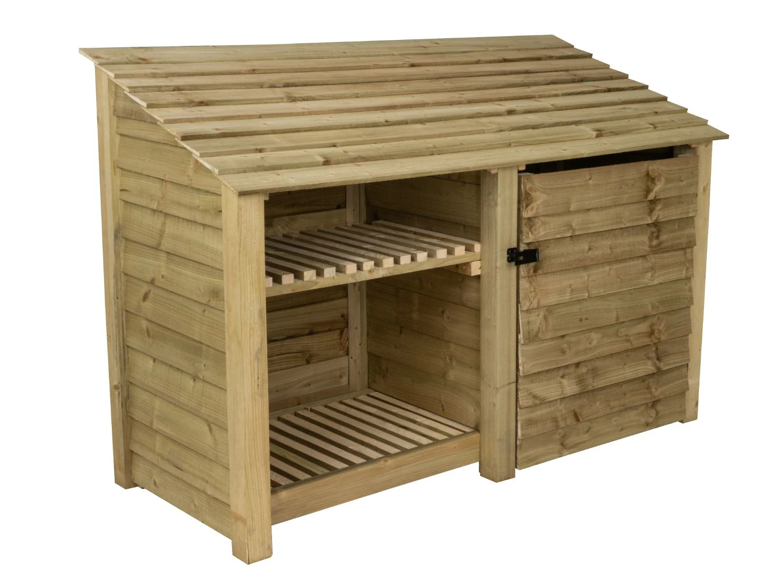Wooden Garden Tool Storage with Shelf W-187cm, H-126cm or 180cm, D-88cm - Image 5