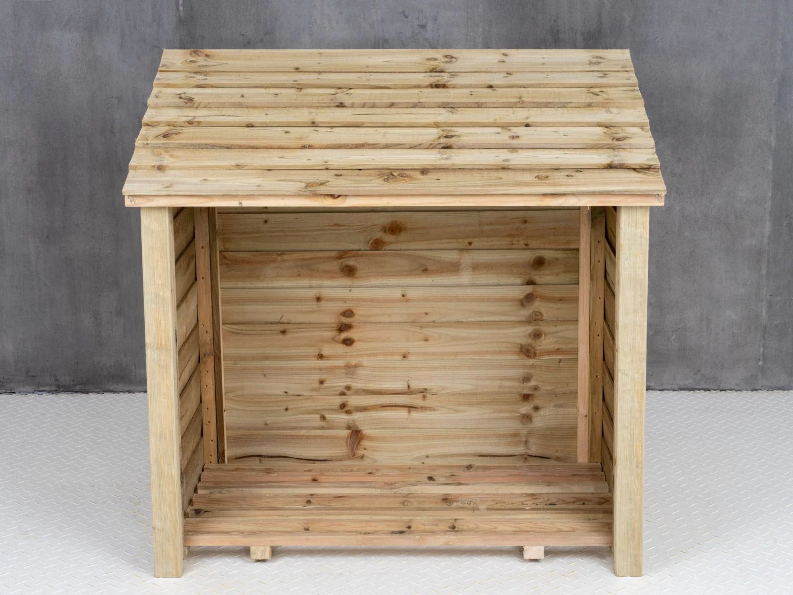 Wooden Log Store (W-119cm, H-118cm, D-71cm) - Image 6