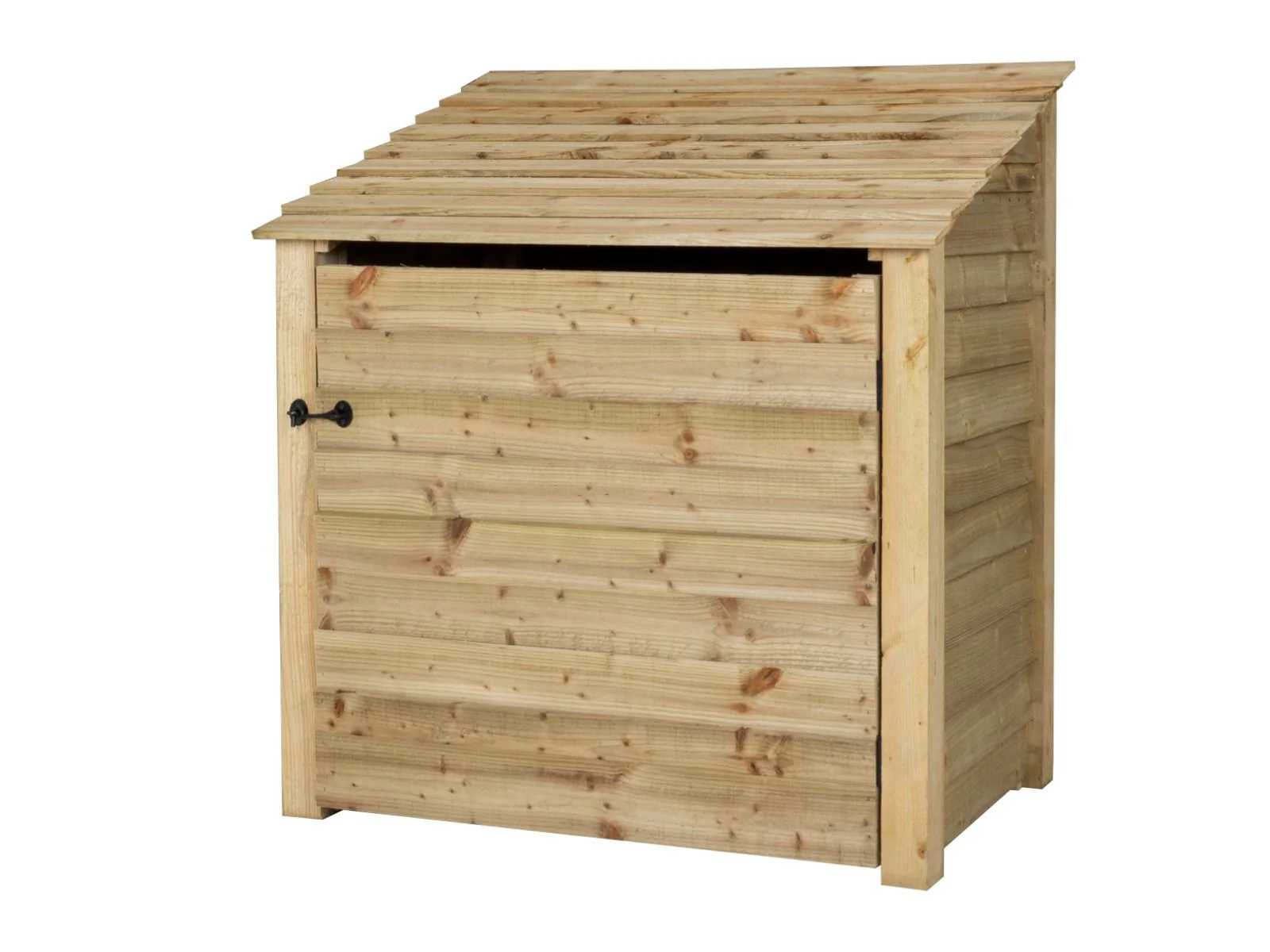 Wooden Log Store with Door W-119cm, H-126cm Or 180cm, D-88cm - Image 5