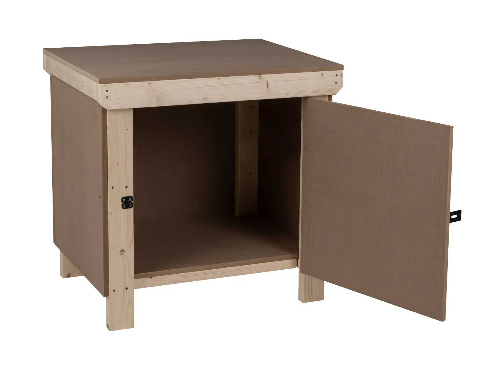 Wooden MDF Top Workbench With Lockable Cupboard (V.9) - Image 3