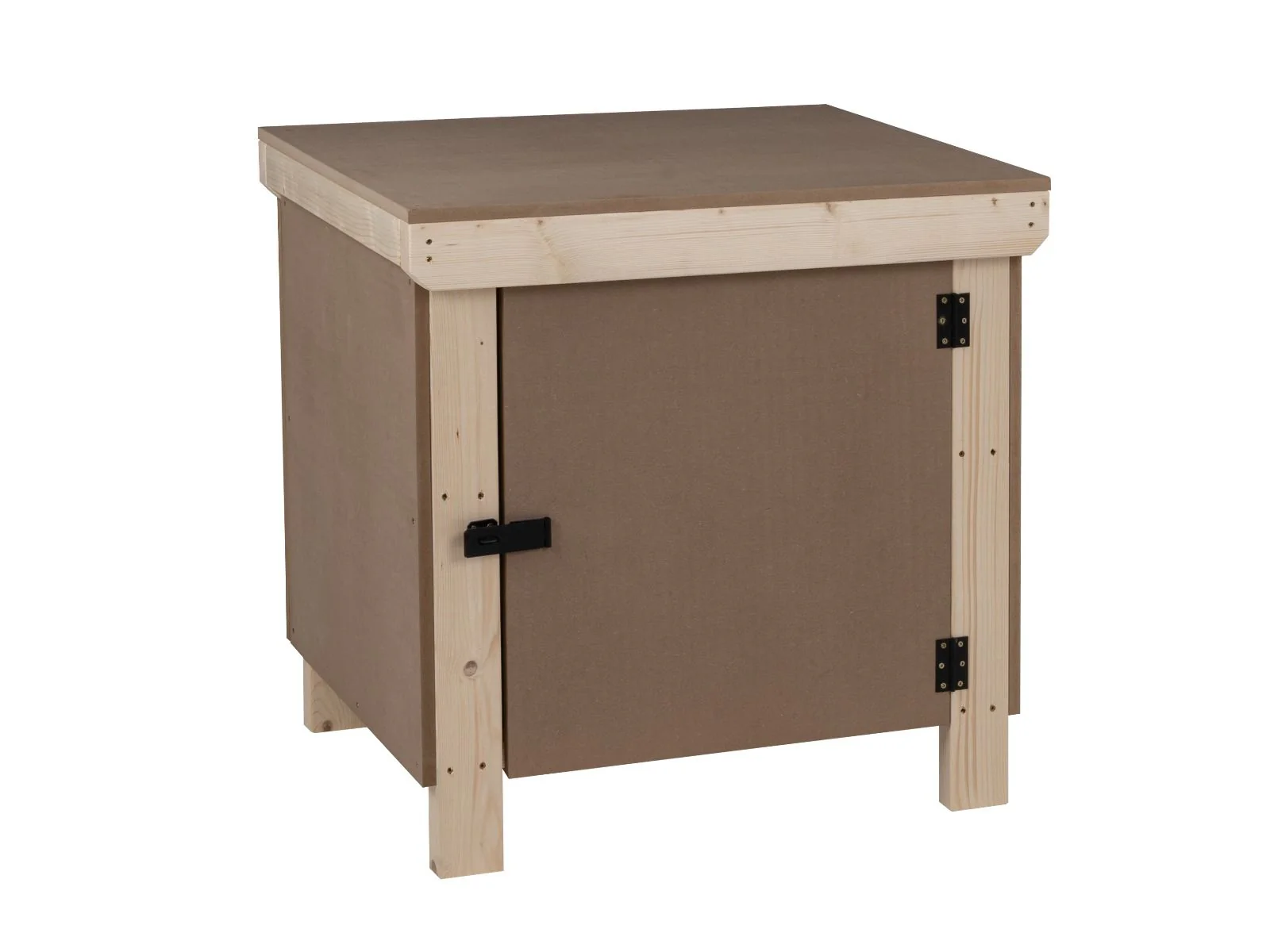 Wooden MDF Top Workbench With Lockable Cupboard (V.9) - Image 4