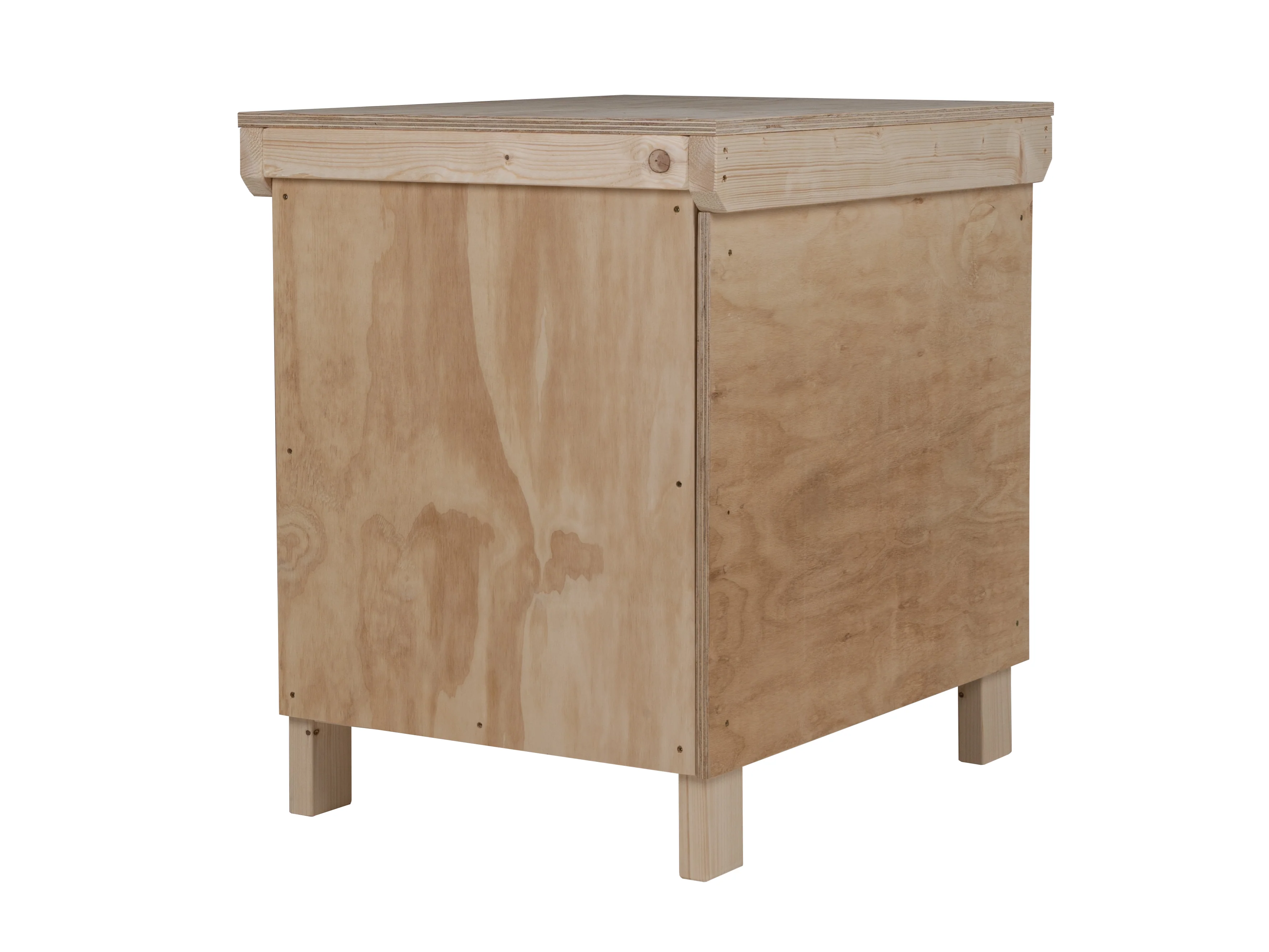 Wooden Plywood Top Workbench With Lockable Cupboard (V.9) Double Shelf - Image 6