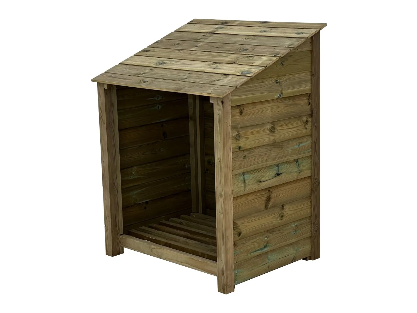 Wooden Premium Tongue/Groove Log Store (W-99cm, H-126cm or H-180cm, D-88cm) - Image 5