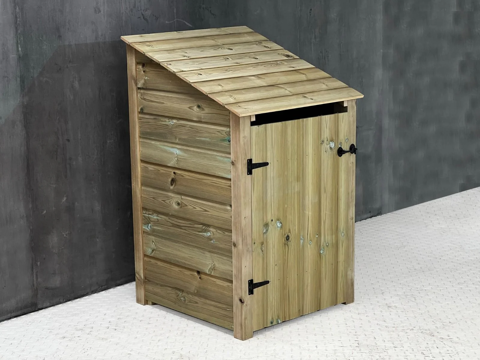 Wooden Premium Tongue/Groove Log Store with Door (W-79cm,H-126cm or H-180cm, D-88cm) - Image 9