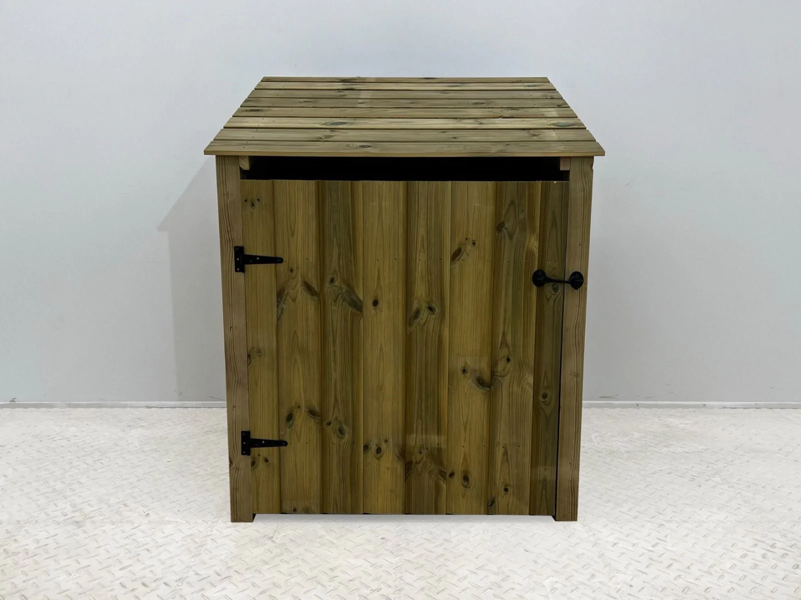 Wooden Premium Tongue/Groove Log Store with Door (W-99cm, H-126cm or H-180cm, D-88cm) - Image 11