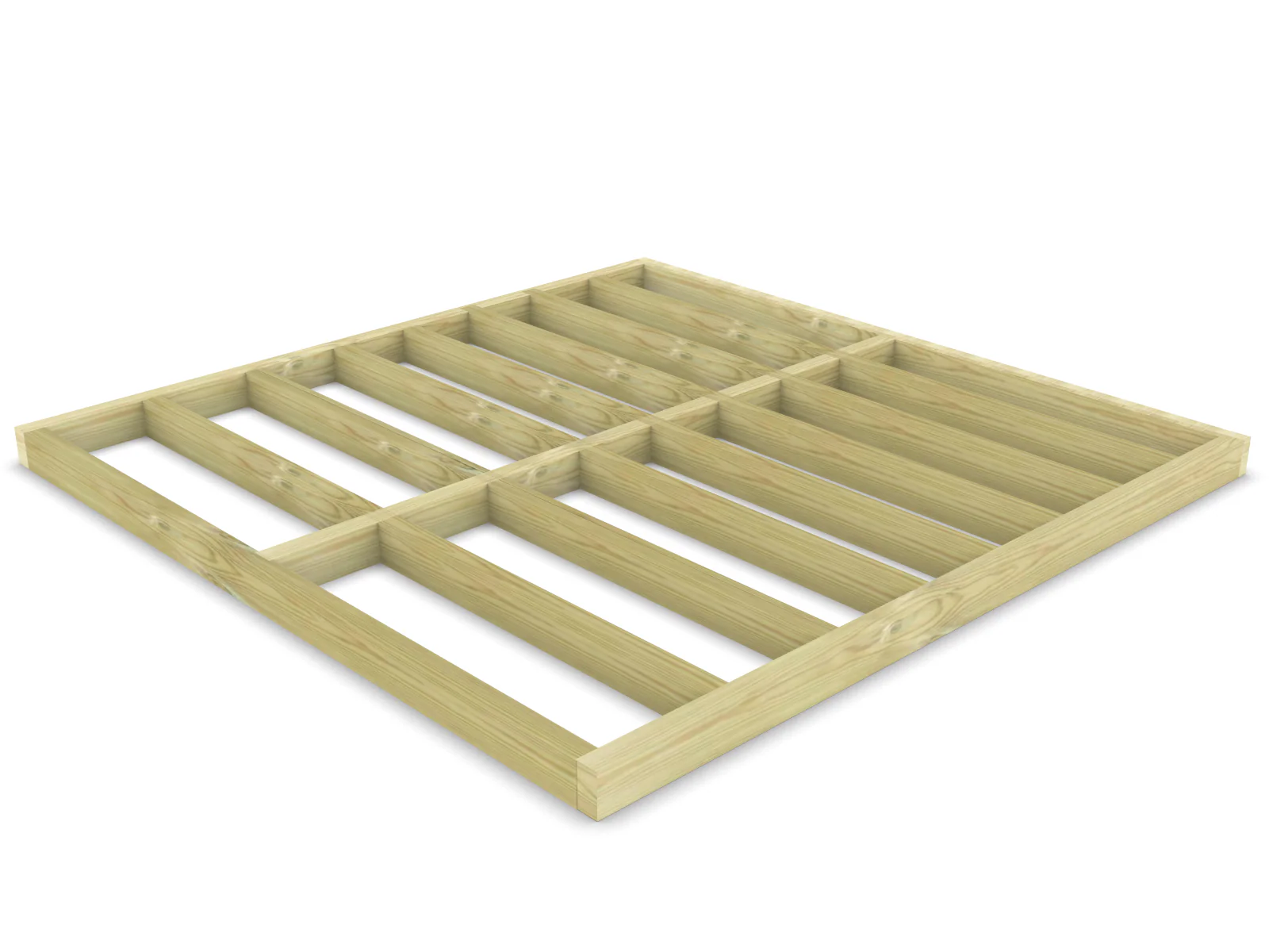 Wooden shed bases 10x10 (W-295cm x D-300cm) - Image 3
