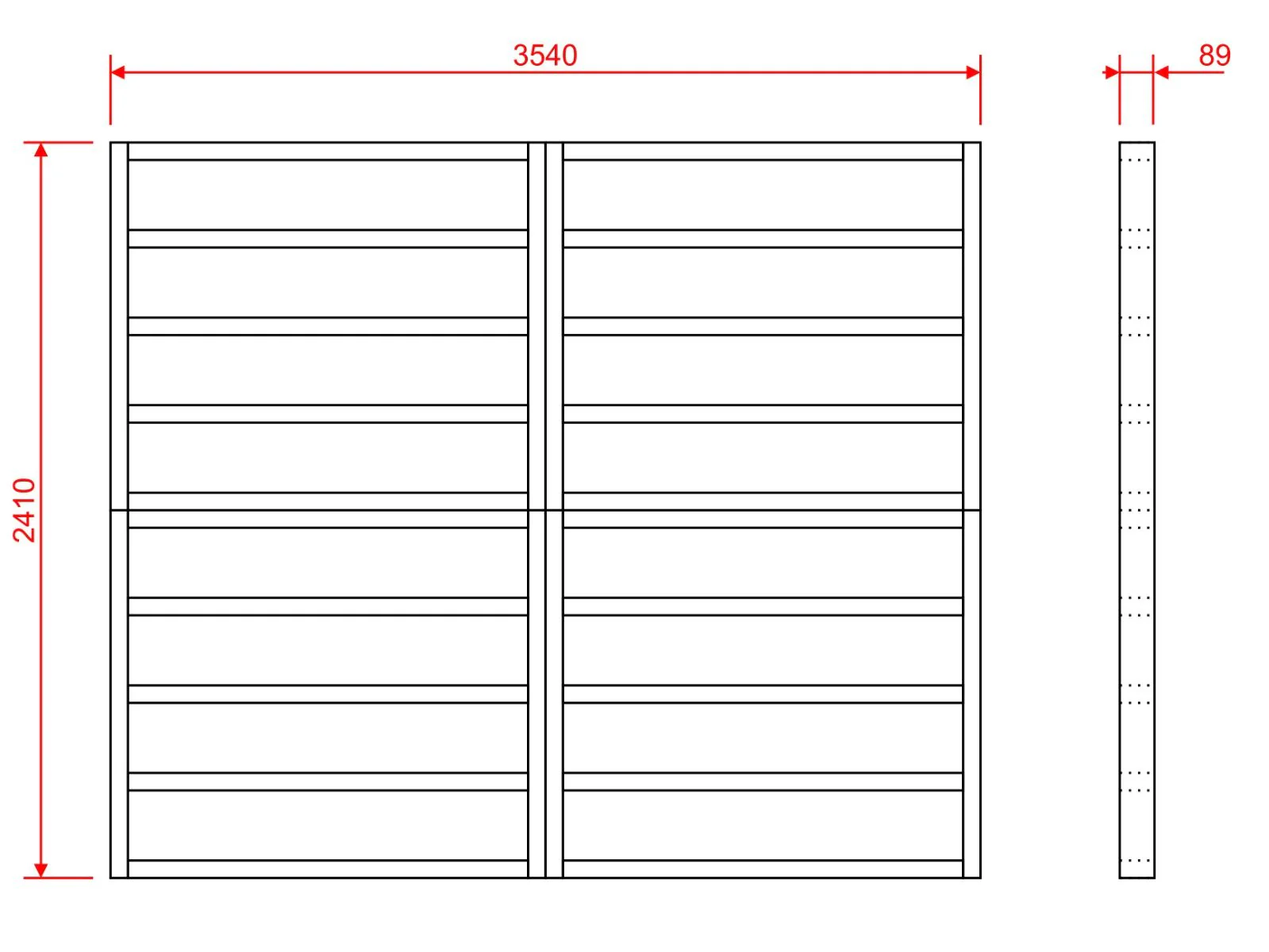 Wooden shed bases 12x8 (W-354cm x D-241cm) - Image 4