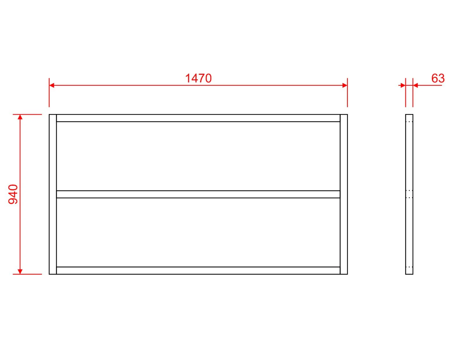 Wooden shed bases 5x3 (W-147cm x D-94cm) - Image 4