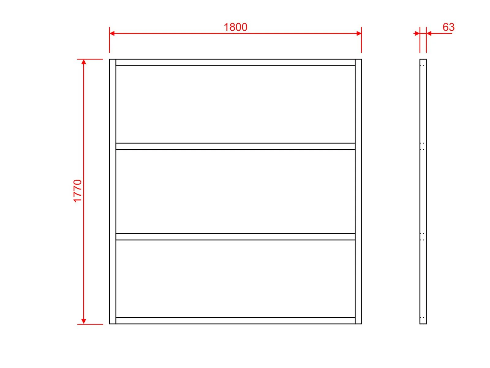 Wooden shed bases 6x6 (W-180cm x D-177cm) - Image 4