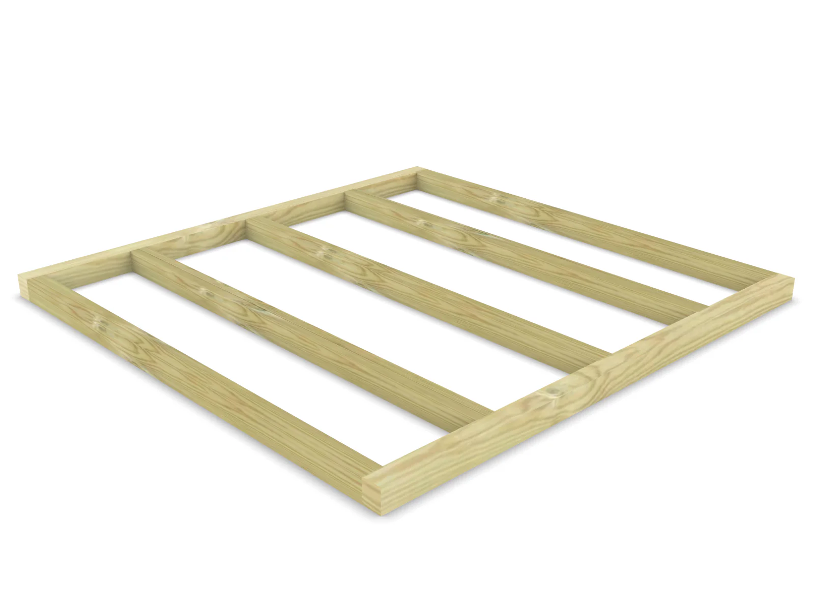 Wooden shed bases 7x7 (W-212cm x D-206cm) - Image 2