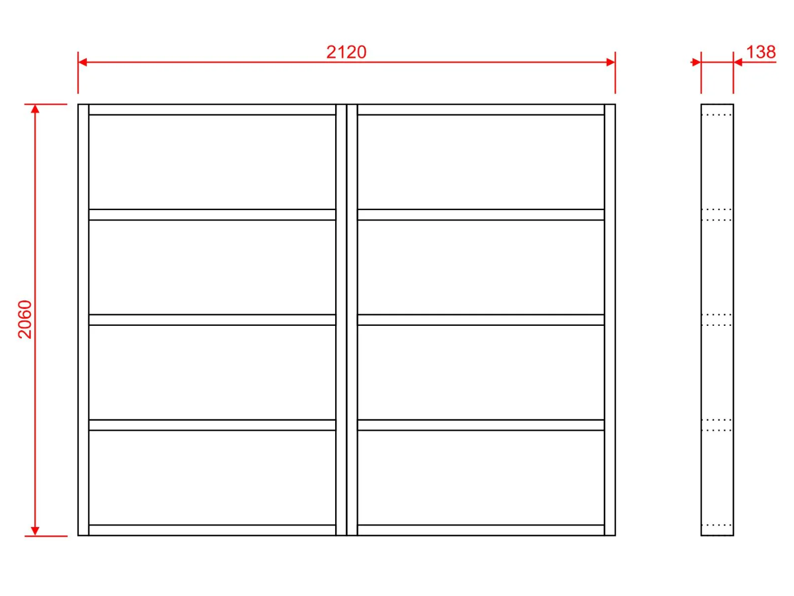 Wooden shed bases 7x7 (W-212cm x D-206cm) - Image 4