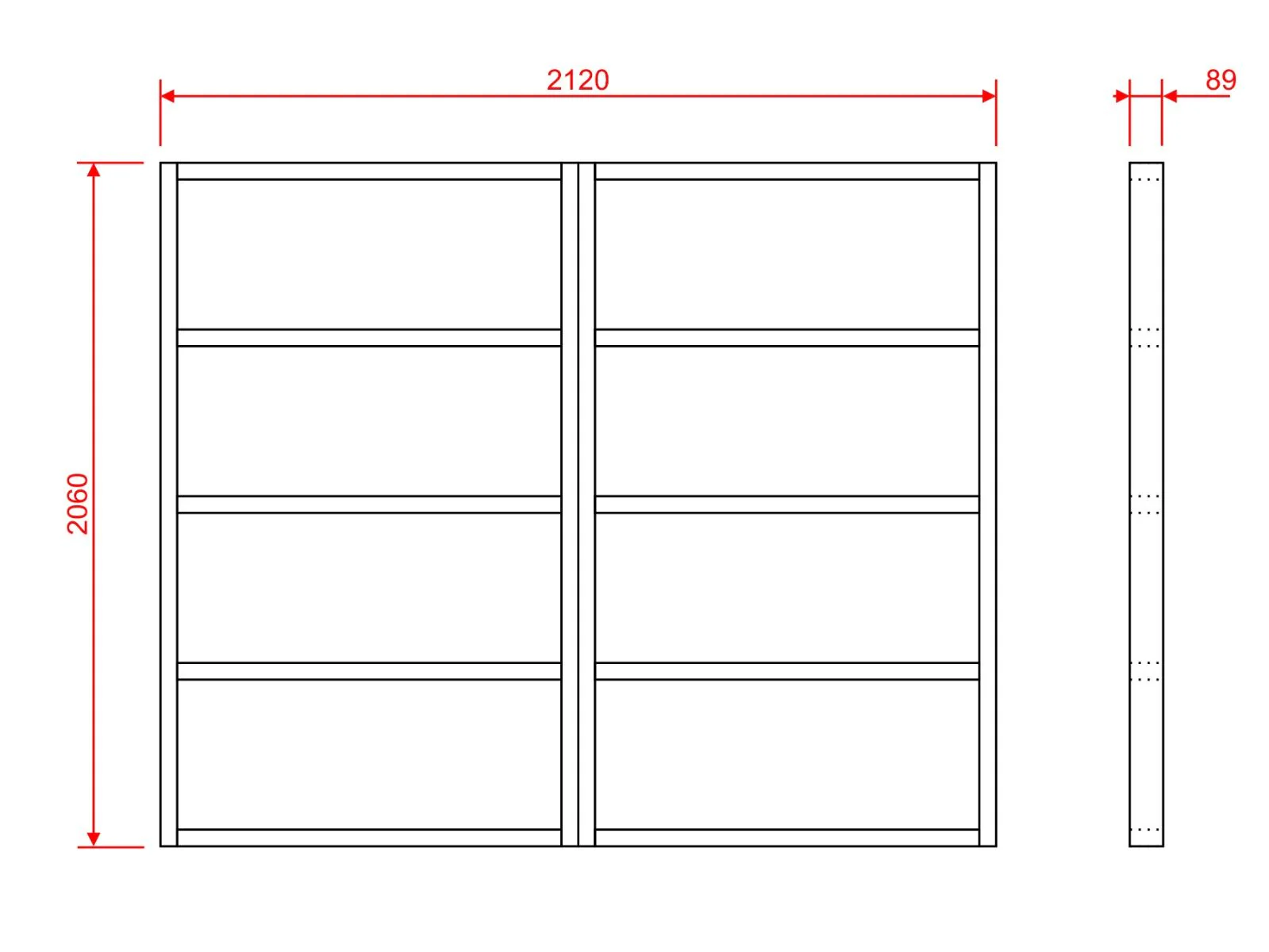 Wooden shed bases 7x7 (W-212cm x D-206cm) - Image 5