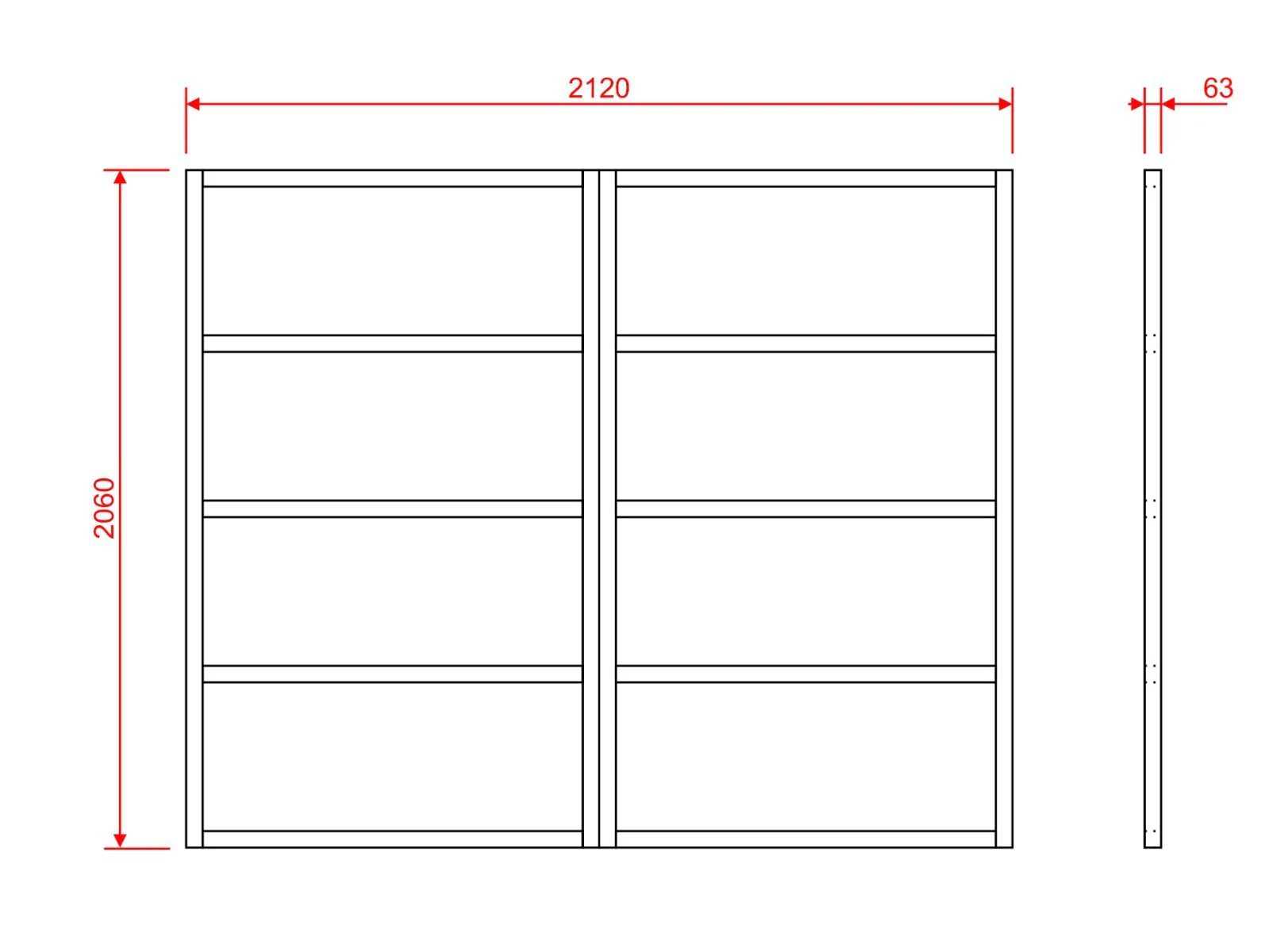 Wooden shed bases 7x7 (W-212cm x D-206cm) - Image 6