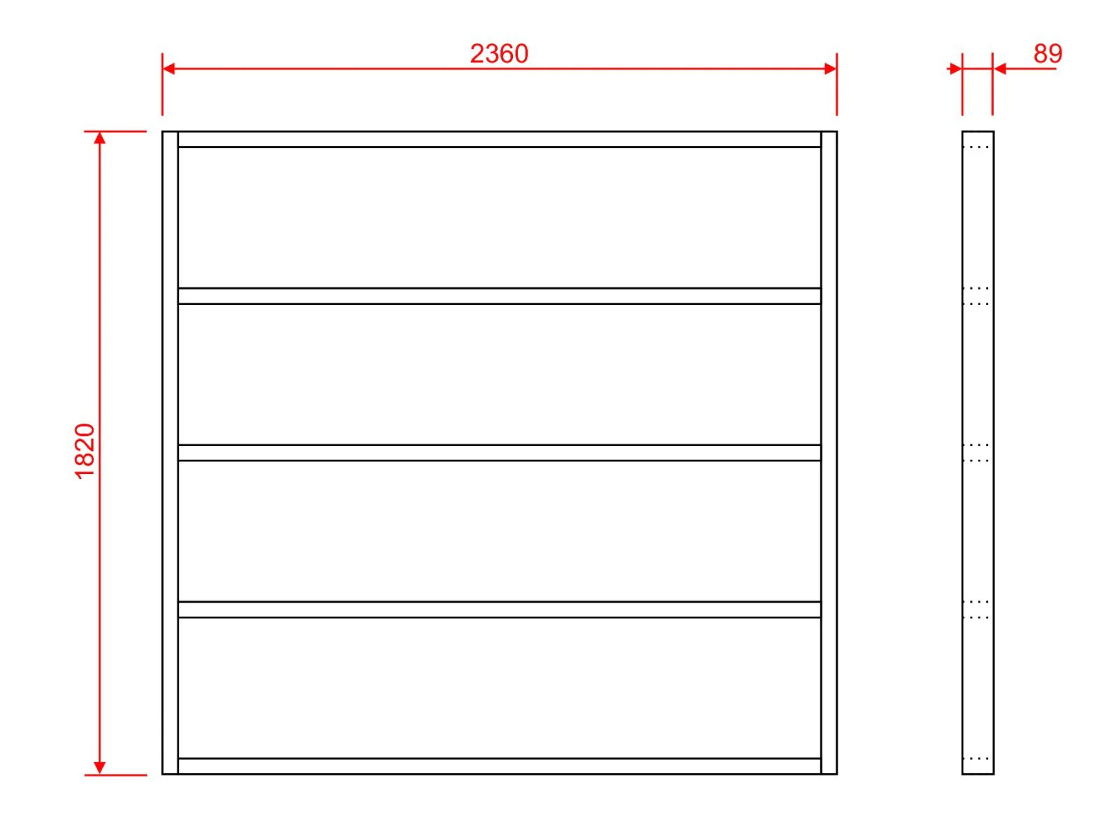 Wooden shed bases 8x6 (W-236cm x D-182cm) - Image 5