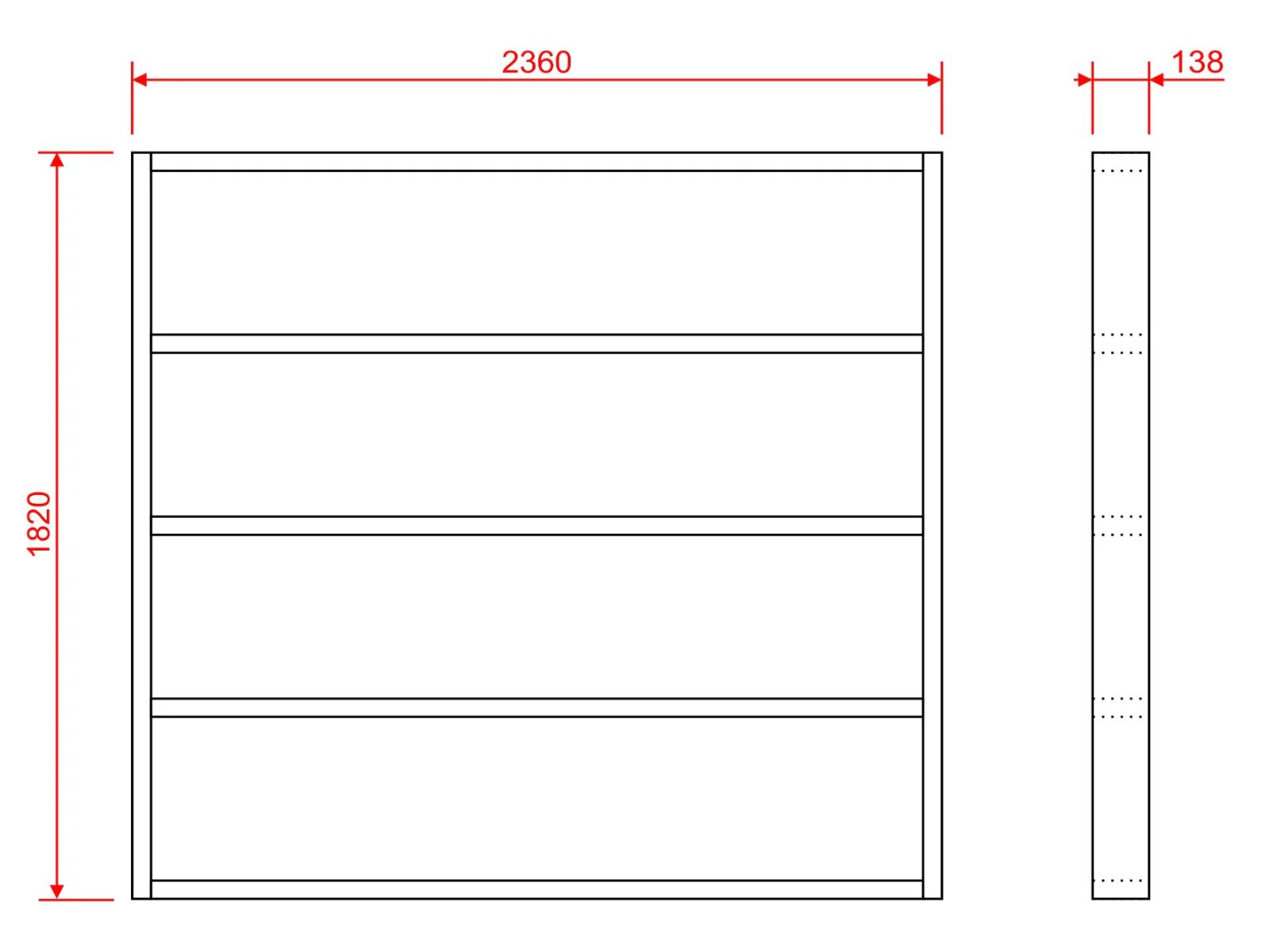 Wooden shed bases 8x6 (W-236cm x D-182cm) - Image 6