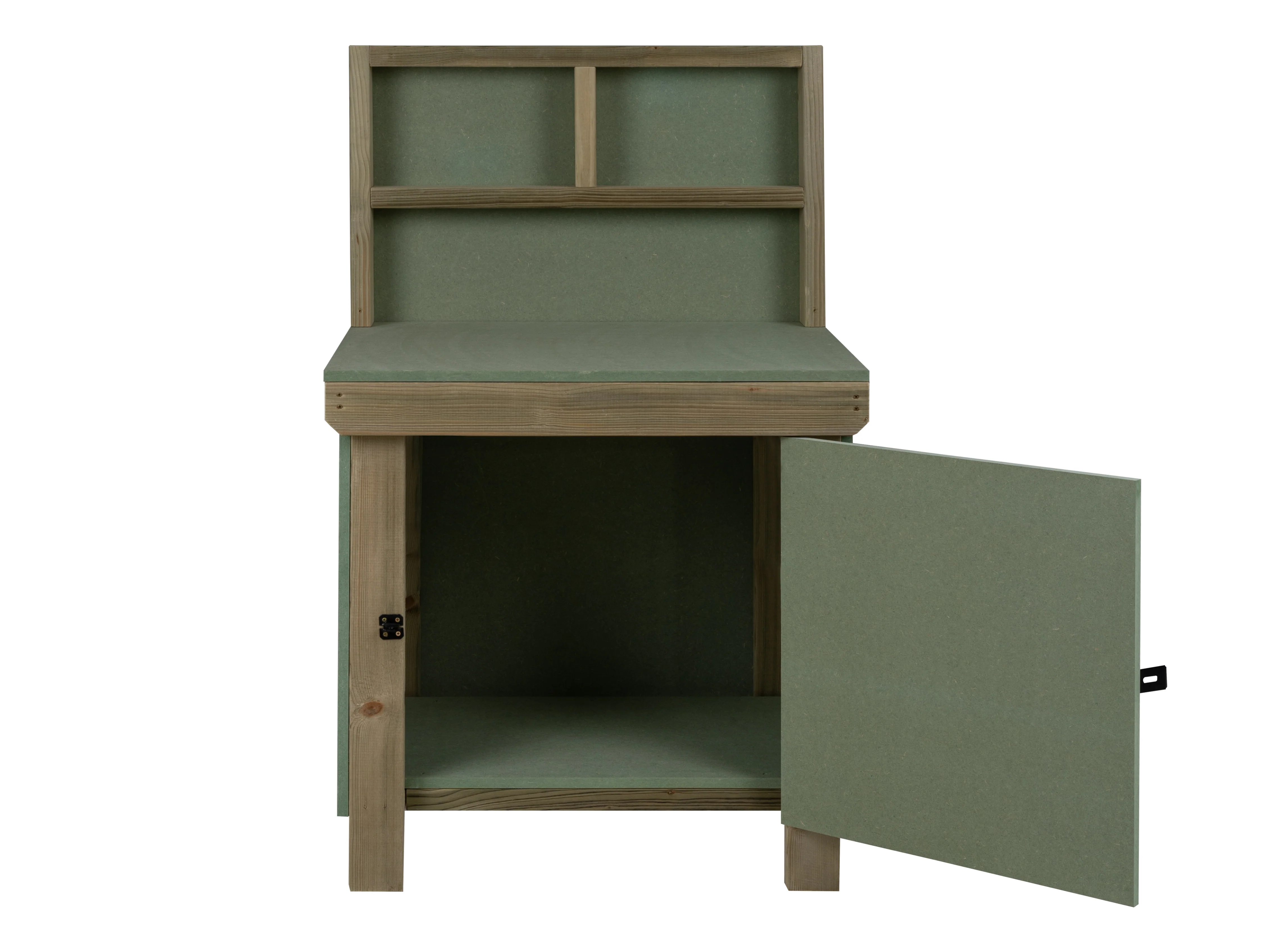 Wooden UniMDF Moisture Resistant Workbench With Lockable Cupboard (V.9) With Back panel - Image 7