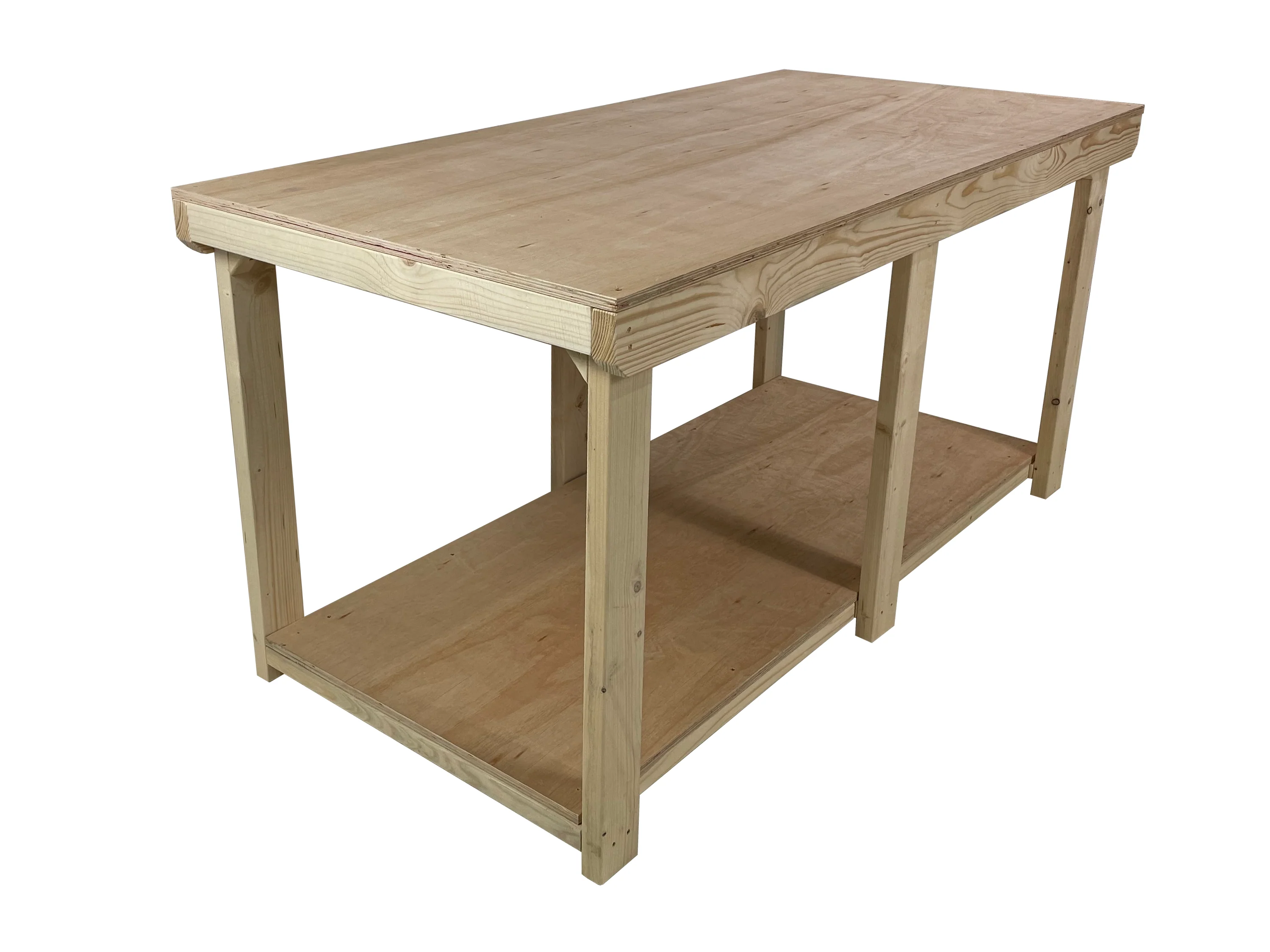 Wooden Workbench Eucalyptus Hardwood Top Depth-3ft - Image 10