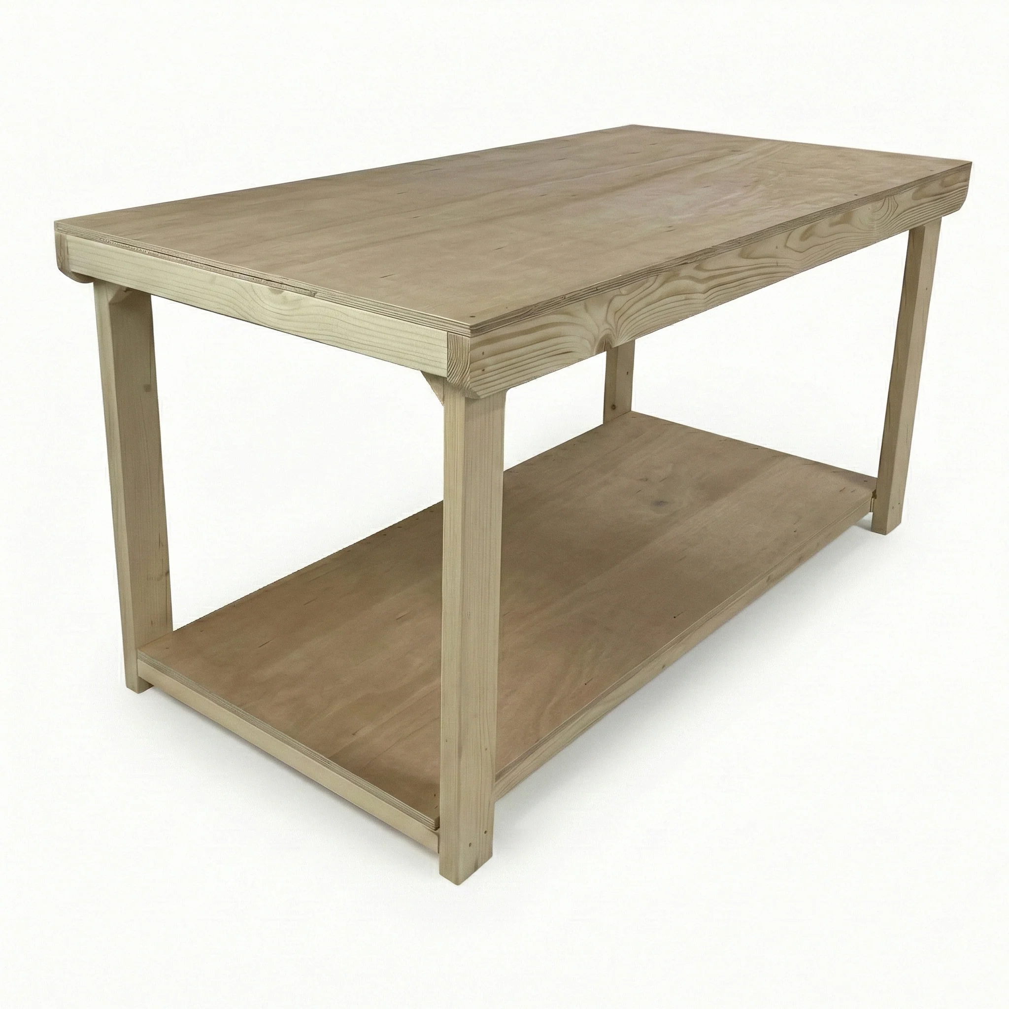 Wooden Workbench Eucalyptus Hardwood Top Depth-3ft - Image 11