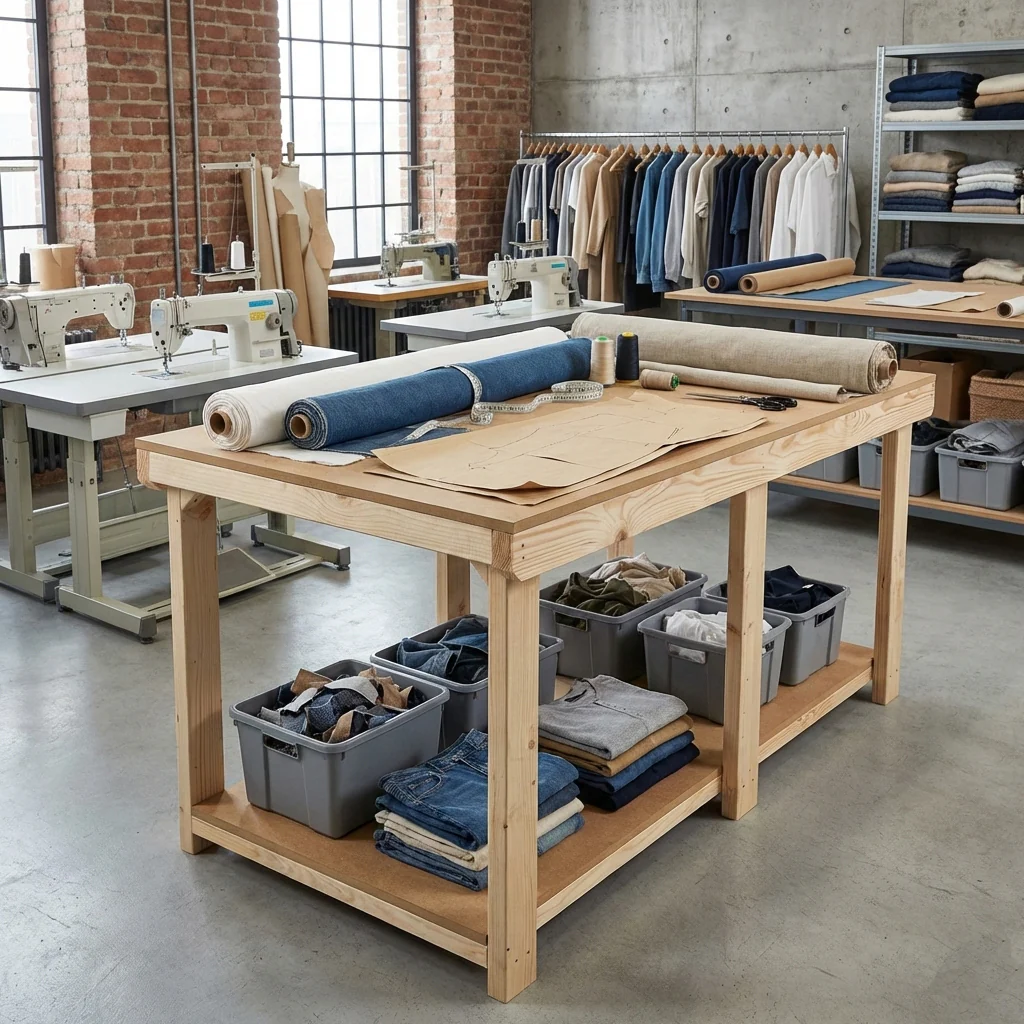 Wooden Workbench MDF Top Depth-3ft - Image 6