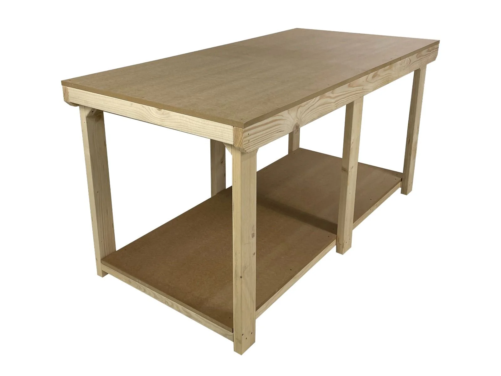 Wooden Workbench MDF Top Depth-3ft - Image 9